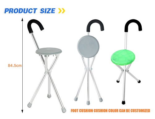 What is the difference between Aluminum Rollator With Seat and a Crutch Stool?