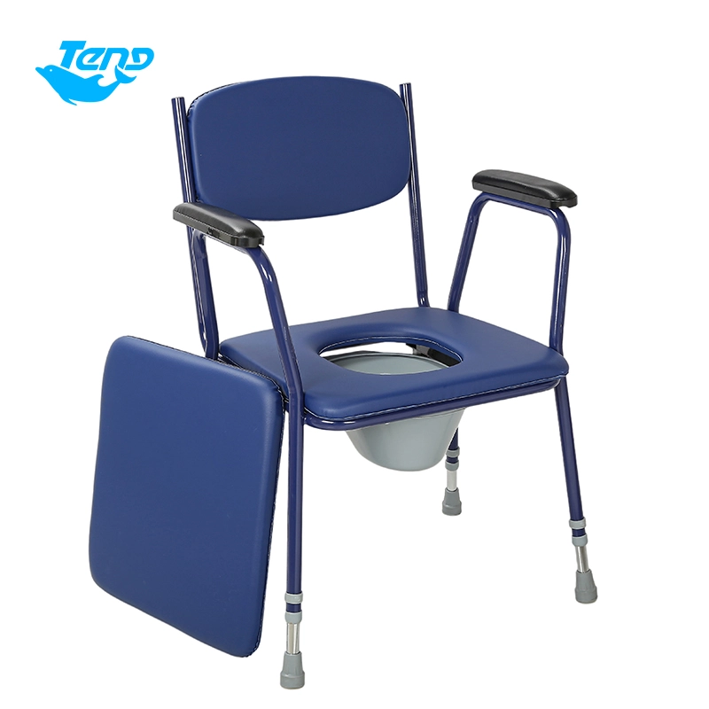 Adult Aluminum Commode Wheelchair