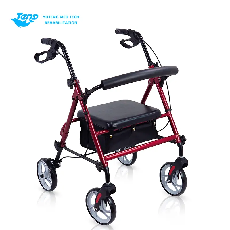 Rollator Walker with Seat and Basket